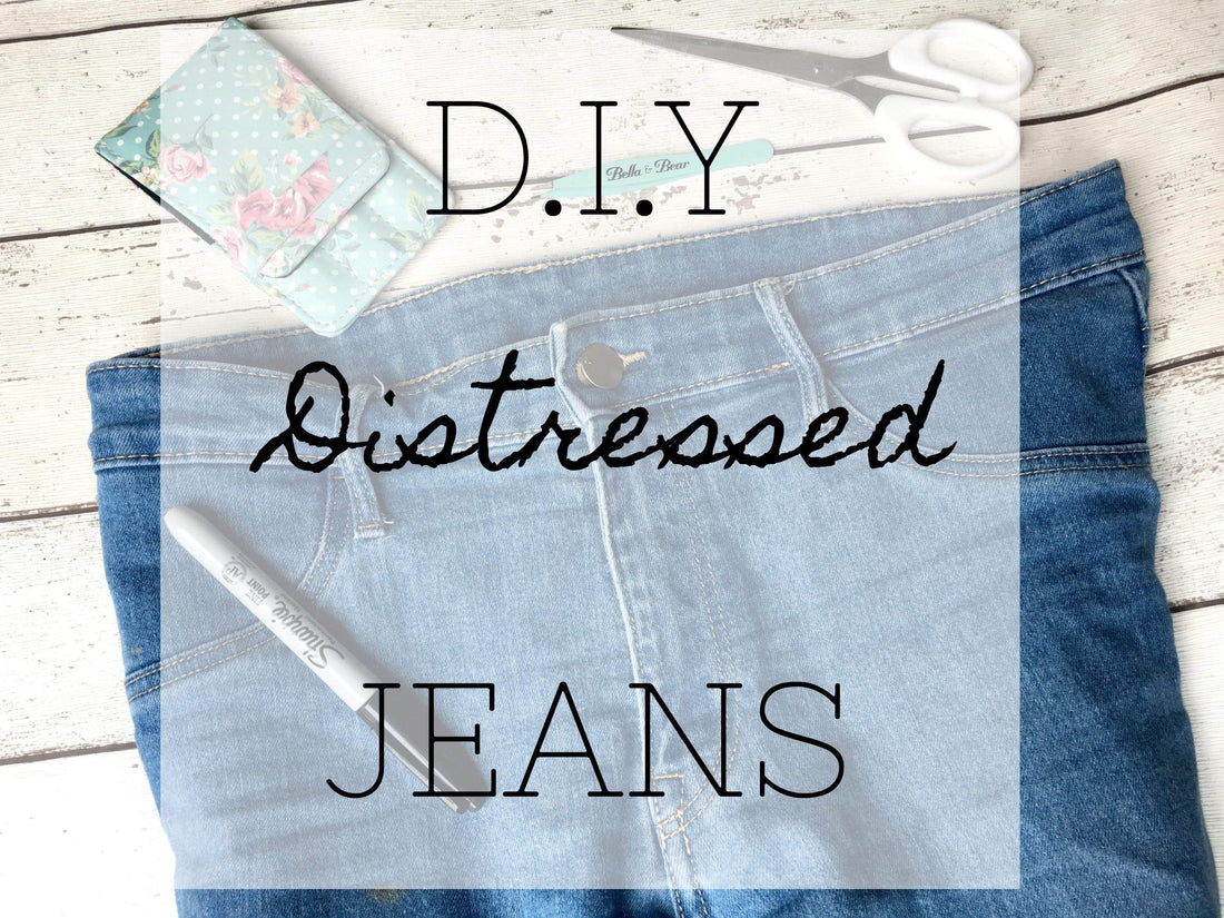 D.I.Y Distressed Jeans