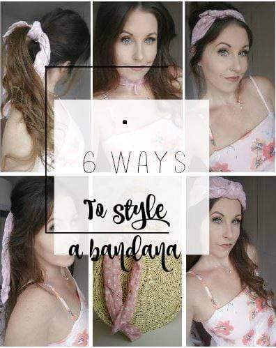 6 ways to style a bandana