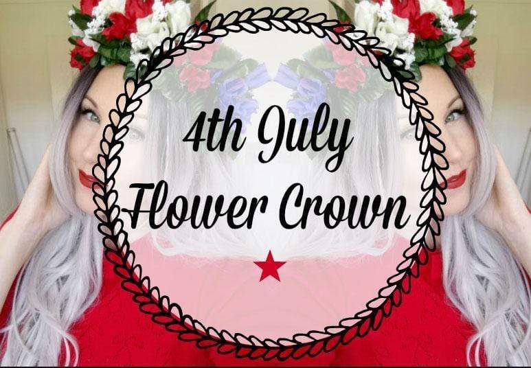 D.I.Y 4th July flower crown