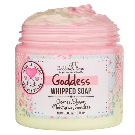 Bella and Bear Bath & Body Care 6.7oz Cruelty Free Goddess Whipped Soap & Shave Cream x 6 units per case