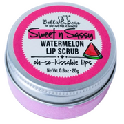 Sweet 'n' Sassy Watermelon Gift Set Foaming Body Wash & Bubble Bath, Body Scrub, Lip Butter & Lip Scrub x 6