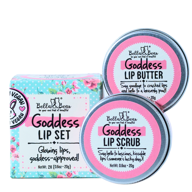 Goddess Lip Set - Lip Scrub & LIp Butter x 6