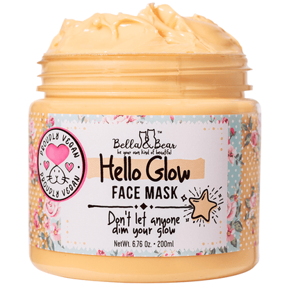 Bella and Bear Facial Care Hello Glow Face Mask 6.7oz X 12 units per case