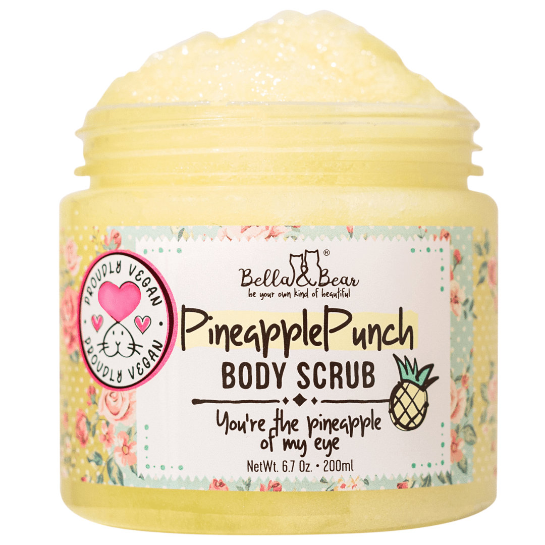 Bella and Bear Bath & Body Care Pineapple Punch Body Scrub Exfoliator 6.7oz X 12 units per case