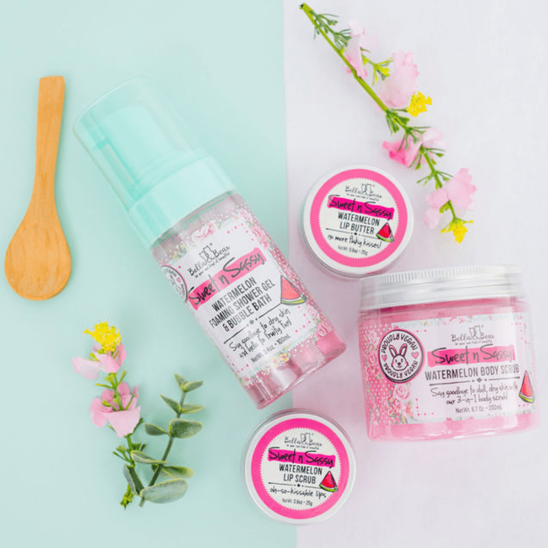 Bella and Bear Facial Care Sweet 'n' Sassy Watermelon Lip Scrub