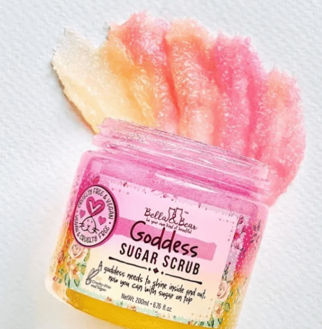 Bella and Bear Skin Care Goddess Sugar Scrub 6.7oz X 12